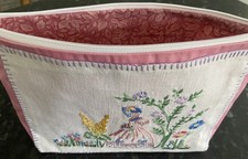 Handmade Makeup Bag, Recycled