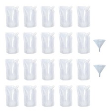 20pcs 250ml Refillable Clear