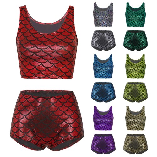 Women mermaid scale - women, 2‑piece