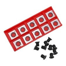 Sawing Efficiency with This Pack of Ten Carbide Inserts Dimensions at 14x14mm