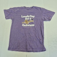 Guinness T-Shirt Medium Purple