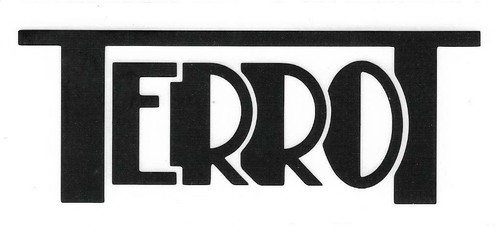 Terrot black vinyl sticker - vinyl,