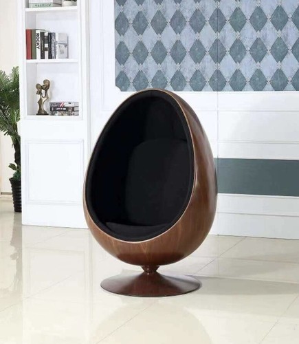 Pod egg chair - chair, walnut