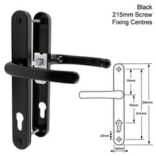 UPVC Door Handle TSS Sprung