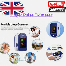 Fingertip Pulse Oximeter LED Display Blood Oxygen Saturation SpO2 Health Monitor