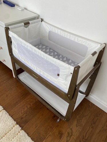 Snuzpod4 bedside crib walnut - bedside,