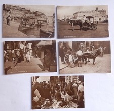 MALTA GEO. FÜRST LOT OF 5 ORIGINAL REAL PHOTO POSTCARDS RPPC 1930'S