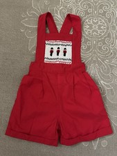 Rachel Riley Red Dungarees