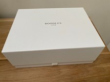 Boodles Empty White Gift Presentation Box, 29.5 x 22.5 x 11.5cm