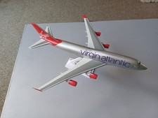 Premier Planes Snap Fit 1:250 Model Airliner Boeing 747-400 Virgin Atlantic