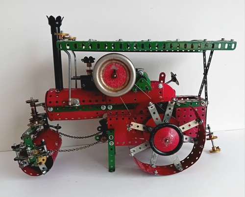 Meccano steam roller - steam,