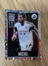 Topps Premier League 2014, Michu, Swansea City, foil, unused.