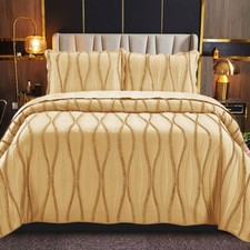 Piece quilted bedspread bed - 3,