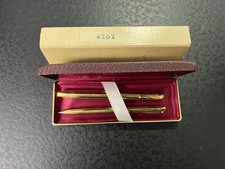 Vtg Sheaffer White Dot Gold