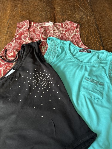 Three varied size tops - varied,