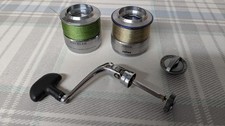 2 X DAIWA EXCELER 3500E SPARE SPOOLS / FOLDING HANDLE / DRAG KNOB / FISHING REEL