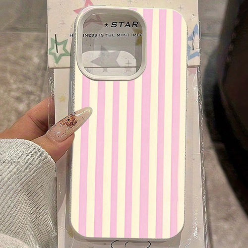 Pink lichee striped - pink,
