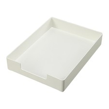 Letter Size Tray File Organizer Tray for School White C3X35259