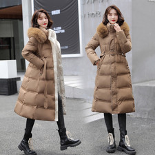 Women Long Hooded Cotton Down