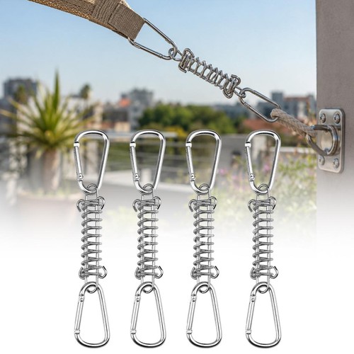 Awning tensioner with - tensioner, spring