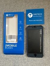 Oretech Phone Case, 360 shockproof for iPhone 6s/6, navy, 2x screen protector
