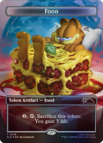 Mtg foil garfield promo - nm,