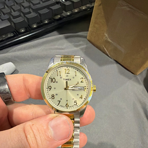 Timex men two tone - two-tone, stainless
