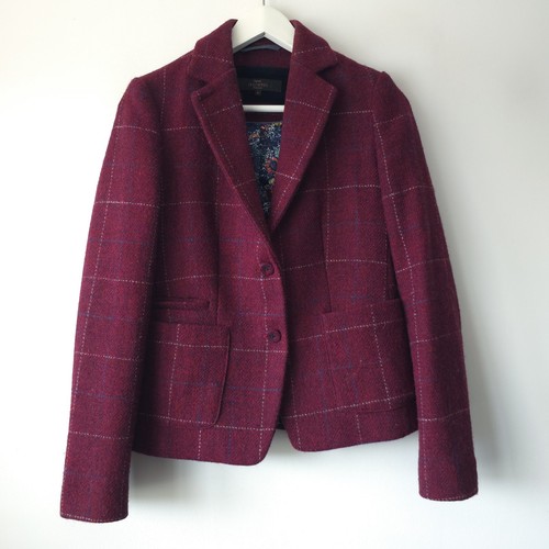 Next ladies plum purple check - purple,