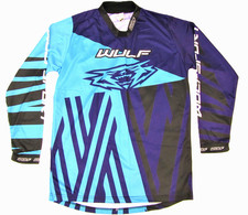 Motocross blue purple shirt jersey size medium Wulfsport adult  *NEW OTHER*