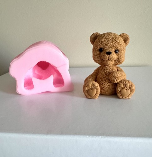 Teddy bear silicone mould - silicone,