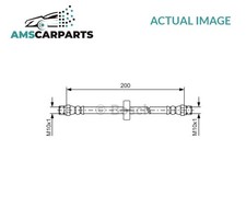 BRAKE HOSE LINE PIPE REAR LEFT