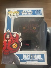Funko Pop! Star Wars Darth Maul #09 – Excellent Figure, Box Slightly Warped