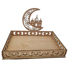 Ramadan Mubarak Kareem Serving Tray Islamic Gift Party Ramadan Decorations Home