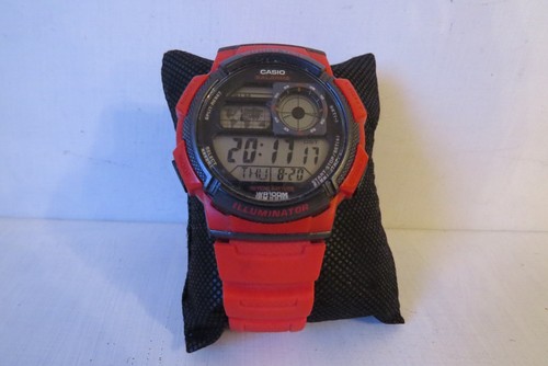 Casio ae1000w 3198 red - casio, digital