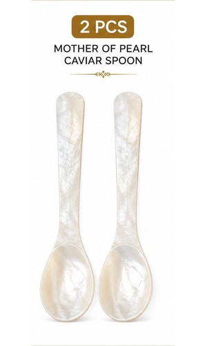 13cm caviar spoon natural - spoon,