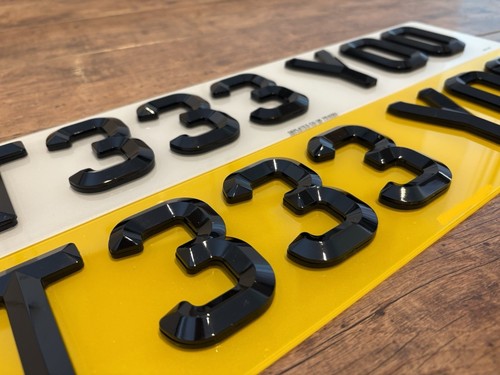 Retro 6mm extra deep number - 4d,