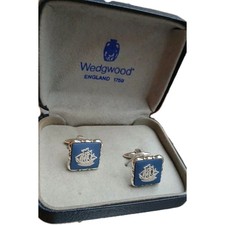 WEDGWOOD CUFFLINKS  SILVER TN