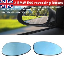 Pair Blue Heated Wing Mirror