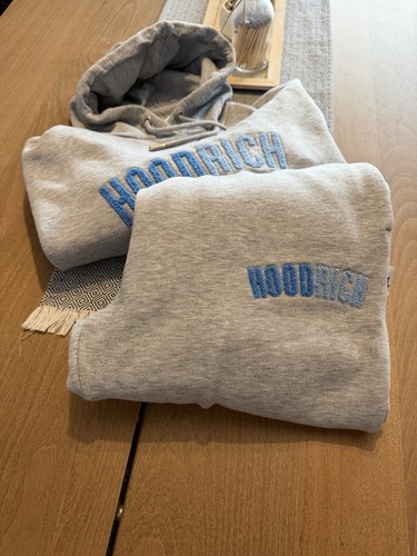 Ladies grey cropped hoodrich - grey,