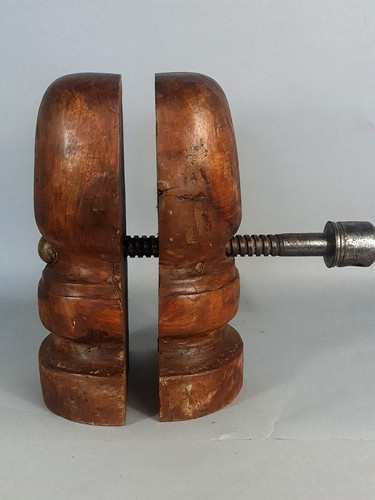 Antique wooden hat block for