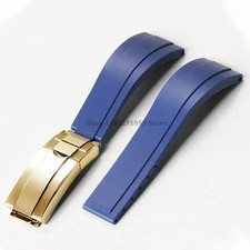 20mm Rubber Watch Strap for Rolex Submariner Daytona – Silicone Diver Band