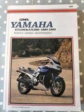 CLYMER YAMAHA FJ1100 & FJ1200 1984-1993 Service Repair Maintenance Manual