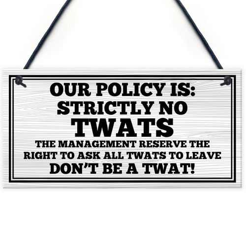 Twats man cave sign - cave,