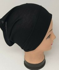  Underscarf  Women Ladies TUBE BONNET Plain Hijab Stretch Bone Bonnet 