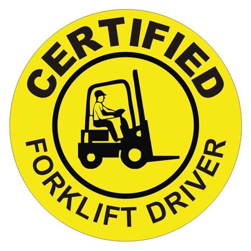 Certified forklift driver hard - forklift,