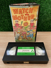 WATCH WITH MOTHER VHS VIDEO -ANDY PANDY, BILL AND BEN FLOWERPOT MEN,ORIGINAL BBC