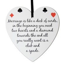 Marriage is like a deck of