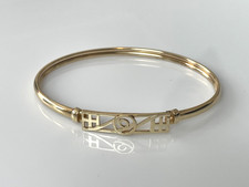 9ct Gold Bangle Charles Rennie