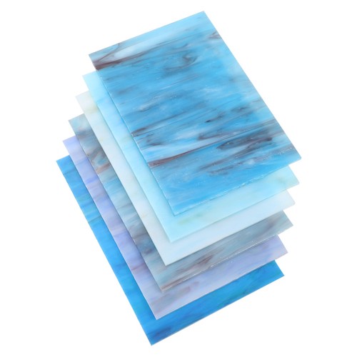 6pcs reusable blue - reusable, cathedral