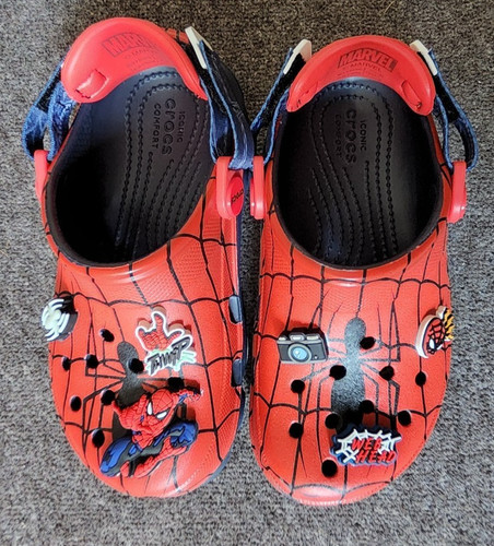 Crocs marvel team spider - marvel, man